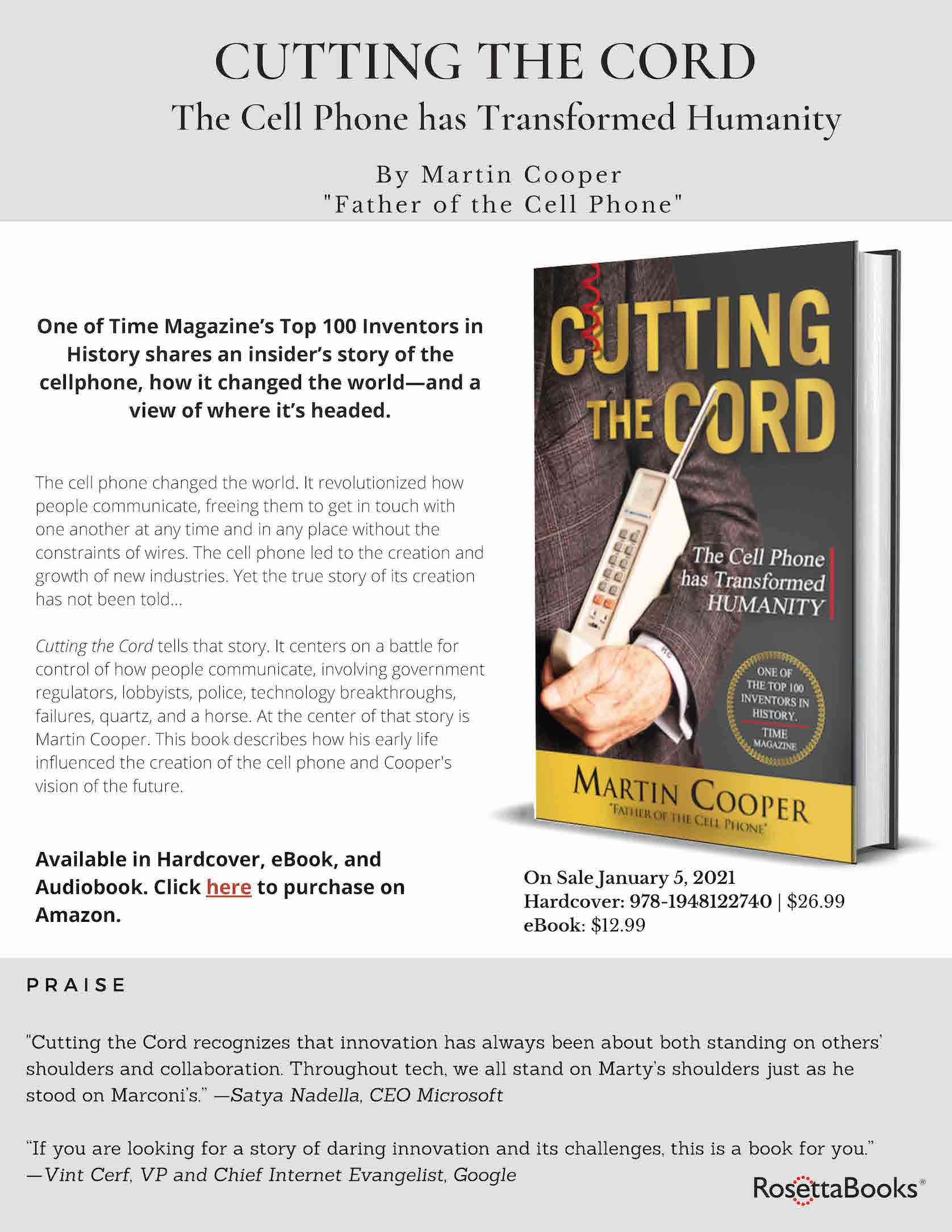 Cutting the Cord sell sheet