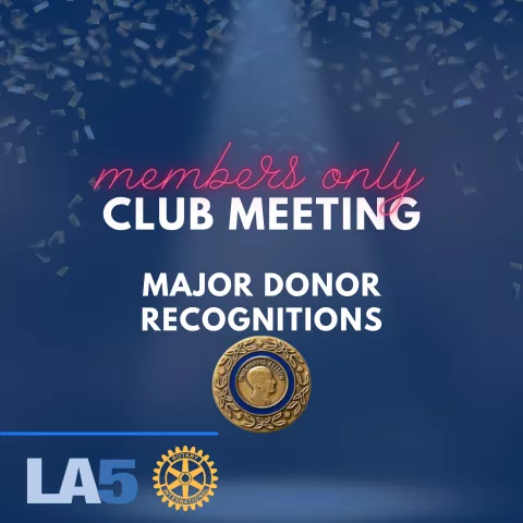 major donor recognition