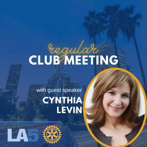 club meeting with speaker cynthia levin