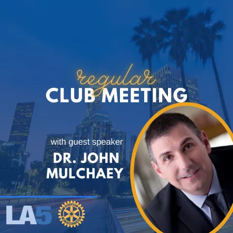 club meeting with Dr. John Mulchaey