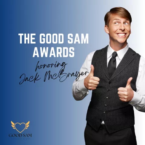 good sam awards with Jack McBrayer