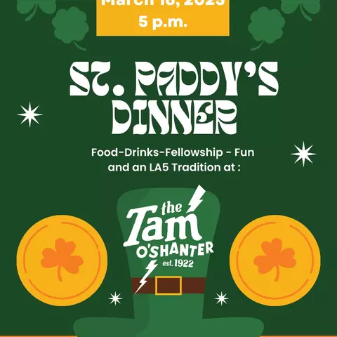 LA5 St. Paddy's Day Dinner at Tam O'Shanter