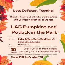 LA5 Pumpkins & Potluck in the Park
